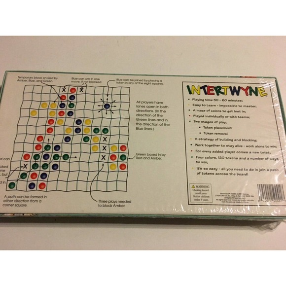 Intertwyne Brain Funny Family Game Factory Sealed New Xmas Gift WA State 018-90 - Picture 5 of 8